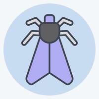 Icon Insect. related to Insects symbol. color mate style. design editable vector