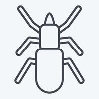 Icon Malware. related to Insects symbol. line style. design editable vector