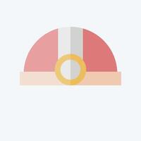 Icon Miner. related to Cryptocurrency symbol. flat style vector