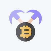 Icon Mining Hardware. related to Cryptocurrency symbol. flat style vector