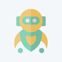 Icon Machine Learning. related to Artificial Intelligence symbol. flat style vector