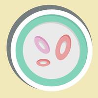 Sticker Cell. related to Bioengineering symbol vector
