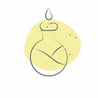 Icon Chemical Reaction. related to Bioengineering symbol. Color Spot Style vector