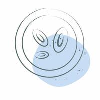 Icon Cell. related to Bioengineering symbol. Color Spot Style vector