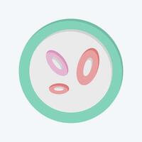 Icon Cell. related to Bioengineering symbol. flat style vector