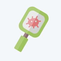 Icon Observation. related to Bioengineering symbol. flat style vector