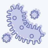 Icon Bacteria And Virus. related to Bioengineering symbol. two tone style vector