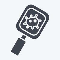 Icon Observation. related to Bioengineering symbol. glyph style vector