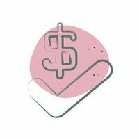Icon Agreement. related to Audit symbol. Color Spot Style. design editable vector