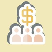 Sticker Review. related to Audit symbol. design editable vector