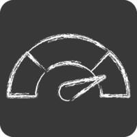 Icon Performance. related to Audit symbol. chalk Style. design editable vector