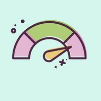 Icon Performance. related to Audit symbol. MBE style. design editable vector