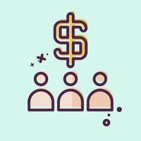 Icon Review. related to Audit symbol. MBE style. design editable vector