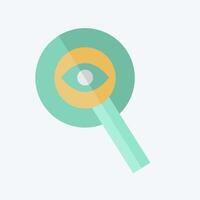 Icon Transparency. related to Audit symbol. flat style. design editable vector