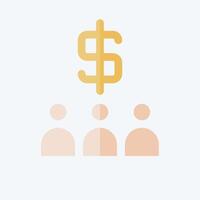 Icon Review. related to Audit symbol. flat style. design editable vector