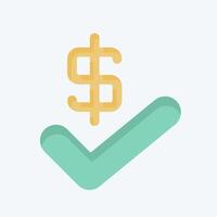 Icon Agreement. related to Audit symbol. flat style. design editable vector