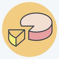 Icon Market Percentage. related to Audit symbol. color mate style. design editable vector
