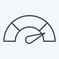 Icon Performance. related to Audit symbol. line style. design editable vector