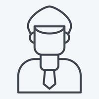 Icon Inspector. related to Audit symbol. line style. design editable vector
