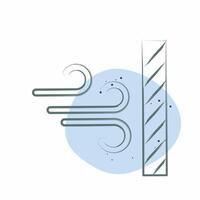 Icon Dustproof. related to Fabric symbol. Color Spot Style. design editable vector