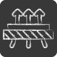 Icon Diffused. related to Fabric symbol. chalk Style. design editable vector