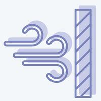 Icon Dustproof. related to Fabric symbol. two tone style. design editable vector