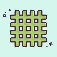 Icon Textile. related to Fabric symbol. MBE style. design editable vector