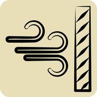 Icon Dustproof. related to Fabric symbol. hand drawn style. design editable vector