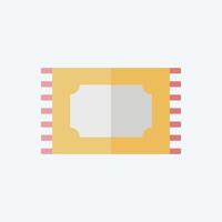 Icon Carpet. related to Fabric symbol. flat style. design editable vector