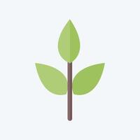 Icon Eco friendly Fabric. related to Fabric symbol. flat style. design editable vector