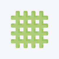 Icon Textile. related to Fabric symbol. flat style. design editable vector