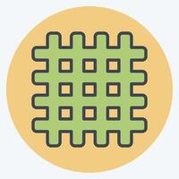Icon Textile. related to Fabric symbol. color mate style. design editable vector
