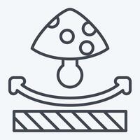 Icon Anti Fungal. related to Fabric symbol. line style. design editable vector