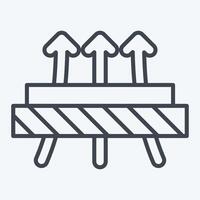 Icon Diffused. related to Fabric symbol. line style. design editable vector