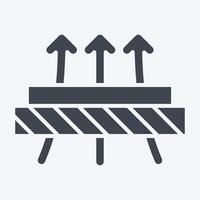 Icon Diffused. related to Fabric symbol. glyph style. design editable vector
