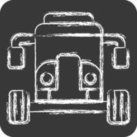 Icon Buggy. related to Vehicle symbol. chalk Style. editable vector