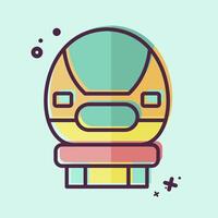 Icon Bullet Train. related to Vehicle symbol. MBE style. editable vector