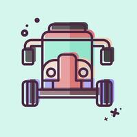 Icon Buggy. related to Vehicle symbol. MBE style. editable vector