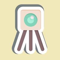 Sticker Survey Eng. related to Civil Engineering symbol. design editable vector
