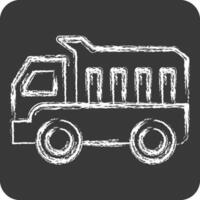 Icon Platform Scale. related to Civil Engineering symbol. chalk Style. editable vector