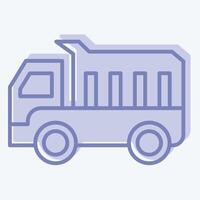 Icon Platform Scale. related to Civil Engineering symbol. two tone style. editable vector