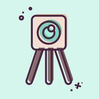 Icon Survey Eng. related to Civil Engineering symbol. MBE style. design editable vector