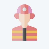 Icon Builder. related to Civil Engineering symbol. flat style. design editable vector