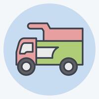 Icon Train. related to Civil Engineering symbol. color mate style. design editable vector