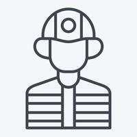 Icon Builder. related to Civil Engineering symbol. line style. design editable vector