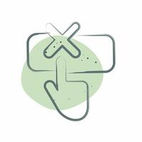 Icon Help. related to Exclamation symbol. Color Spot Style. design editable vector