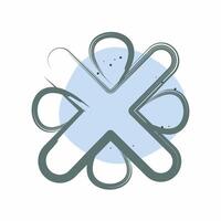 Icon Error. related to Exclamation symbol. Color Spot Style. design editable vector