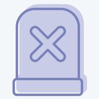 Icon Alert. related to Exclamation symbol. two tone style. design editable vector