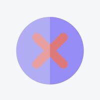 Icon Coin. related to Exclamation symbol. flat style. design editable vector