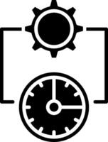 Time Management Mobile Ready Icon vector